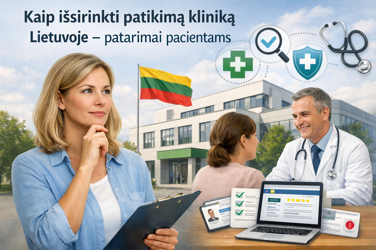 Kaip išsirinkti patikimą kliniką Lietuvoje – patarimai pacientams