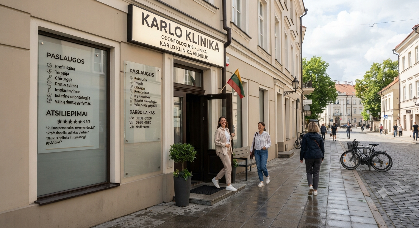 Karlo klinika Vilniuje: paslaugos, darbo laikas ir atsiliepimai
