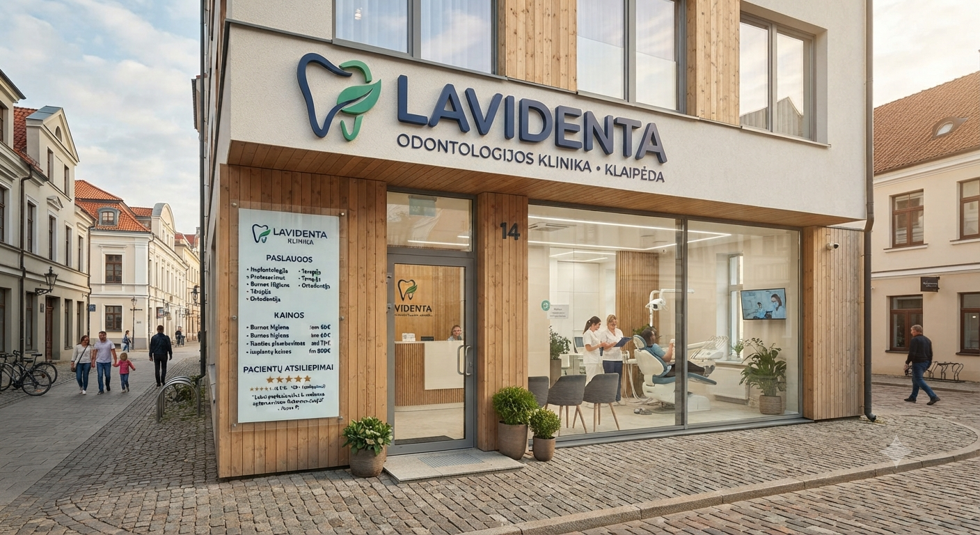 Lavidenta Klaipėdoje: paslaugos, kainos ir pacientų atsiliepimai