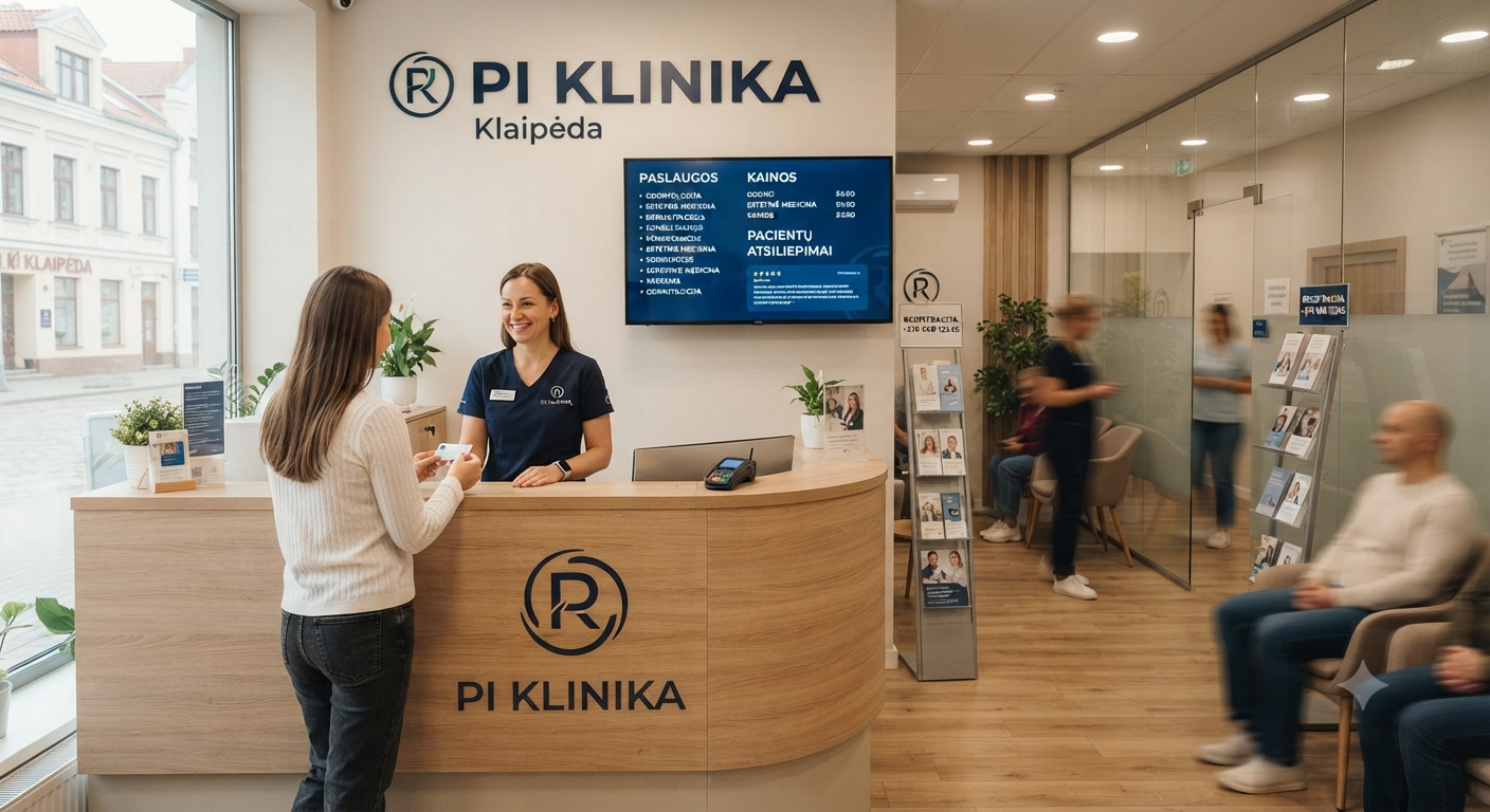 Pi klinika Klaipėdoje: paslaugos, kainos ir pacientų atsiliepimai
