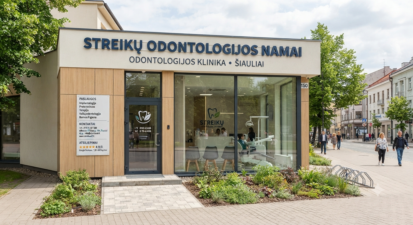 Streikų odontologijos namai Šiauliuose: paslaugos, kontaktai ir atsiliepimai